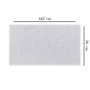 Mijölnir Toalla de Baño Algodón 100% Gris Claro 70 x 140 cm 420 gr/m²